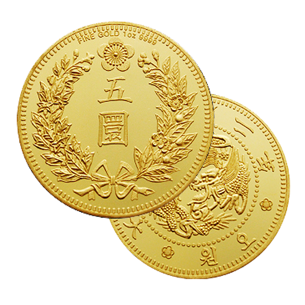 국제금거래소,오원 금화 재현 Gold Coin 31.1g (1 oz) + 이젤